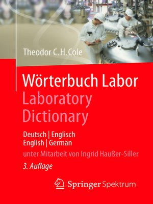 cover image of Wörterbuch Labor / Laboratory Dictionary